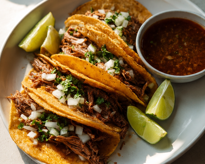 Orden de 3 Tacos de birria
